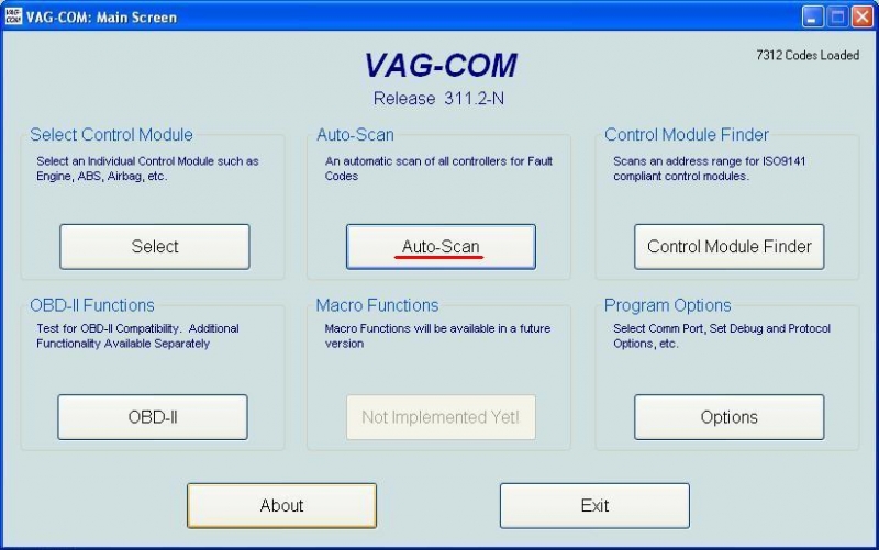 VAG Блог (Audi, Volkswagen, Skoda, Seat, Porsche): VAG Com диагностика. Считывание ошибок Audi TT (8N) Coupe рис. 4