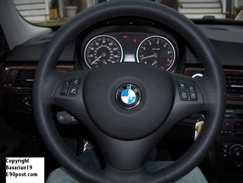Замена рулевого колеса M-sport BMW 3er (E90) рис. 2